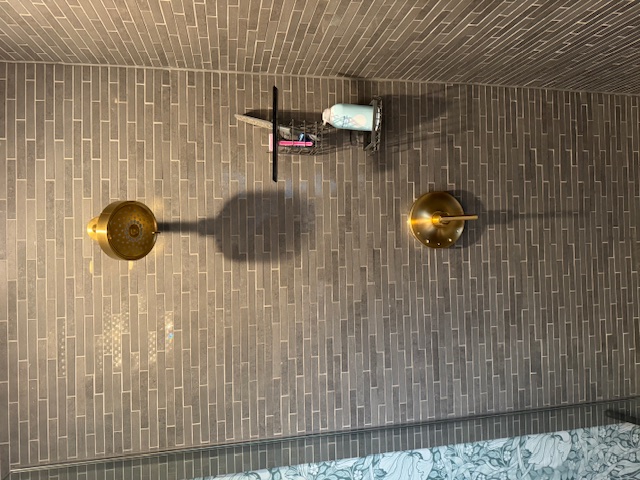 Gold Shower Trim Installed in La Grange, IL